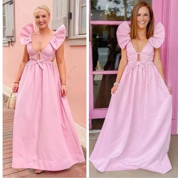 For Love And Lemons Pink Maxi Dress - Picture 3 of 11